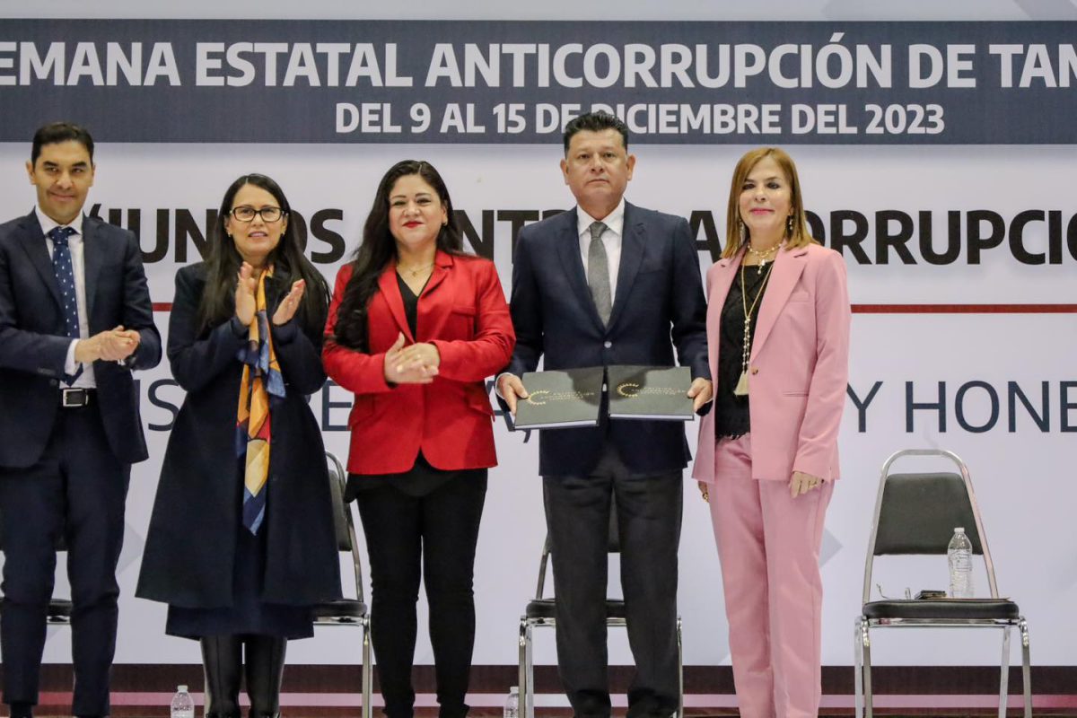 Presentación de la Política Anticorrupción de Tamaulipas